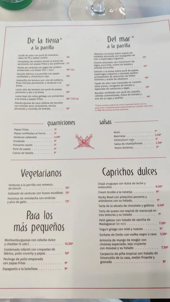 Menu_Pier 19_Las Palmas de Gran Canaria_image_4