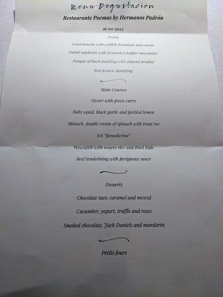 Menu_Poemas by Hermanos Padrón_Las Palmas de Gran Canaria_immagine_2