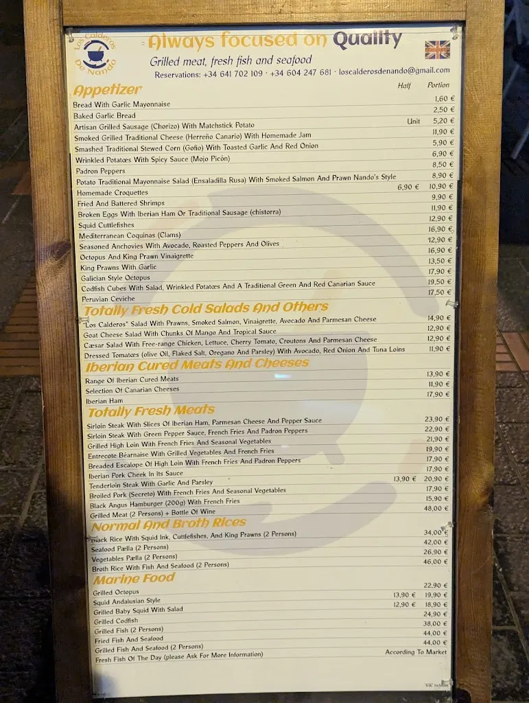 Menu_Los Calderos De Nando_Las Palmas de Gran Canaria_image_4