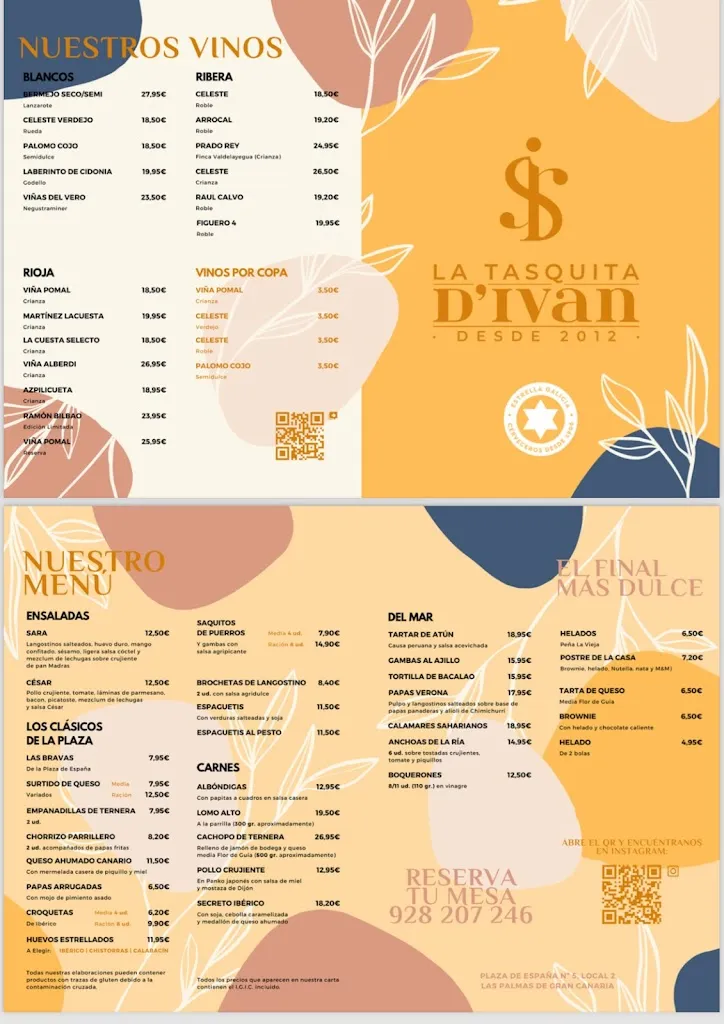 Menu_La Tasquita D'Ivan Plaza de España_Las Palmas de Gran Canaria_image_3