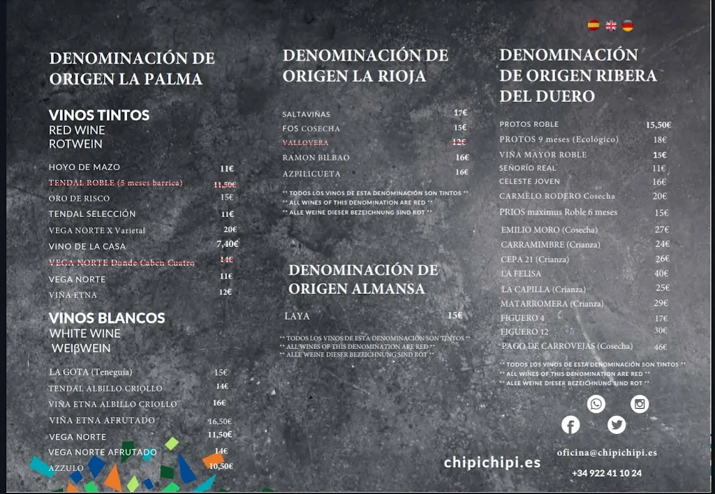 Menu_Restaurante Chipi-Chipi_Santa Cruz de La Palma_image_3