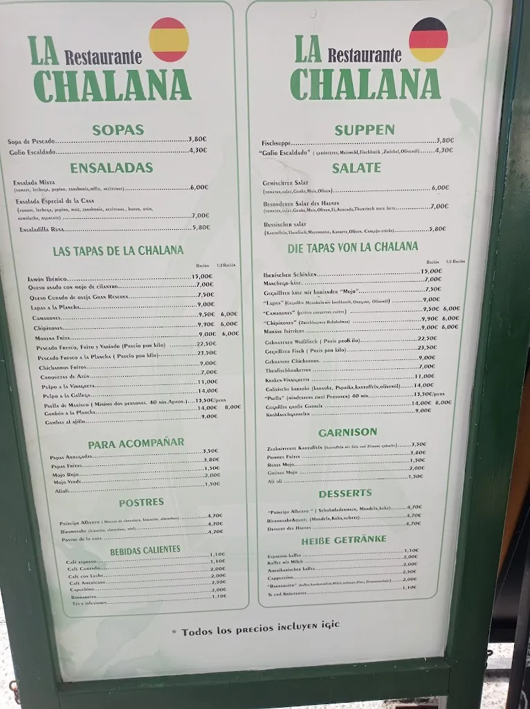 Menu_La Chalana by Rincon del Enano La Palma_Santa Cruz de La Palma_image_2