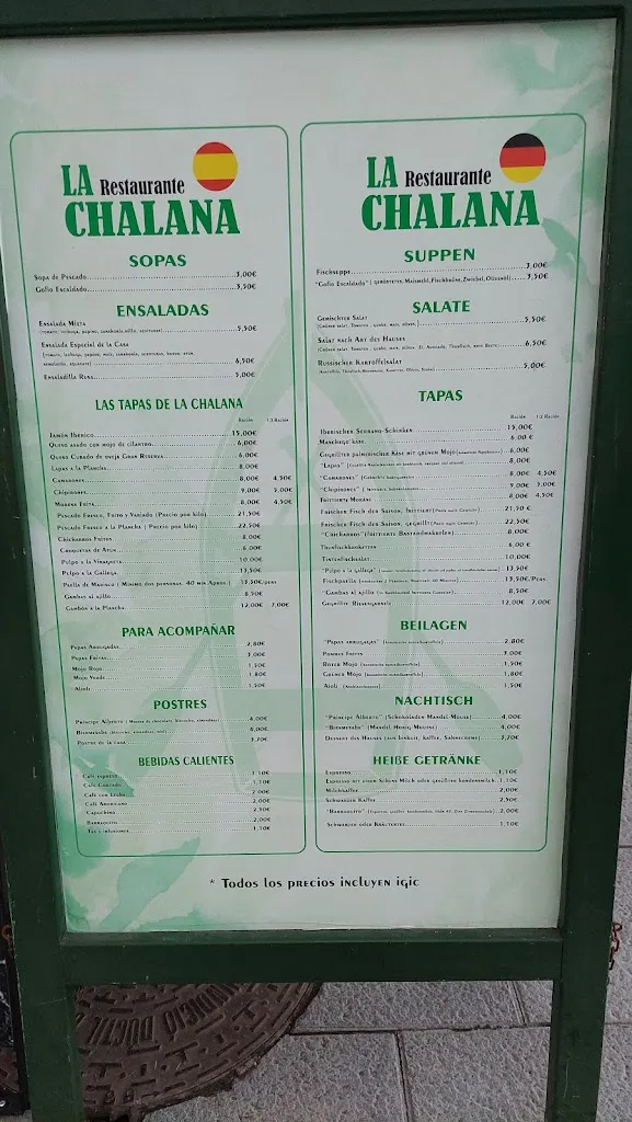 Menu_La Chalana by Rincon del Enano La Palma_Santa Cruz de La Palma_image_4