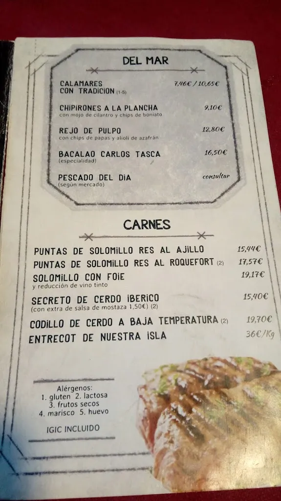 Menu_Carlos Tasca_Santa Cruz de La Palma_immagine_2