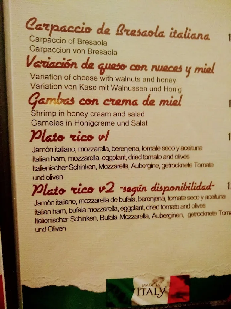 Menu_Pizzeria Made in Italy | La Palma_Santa Cruz de La Palma_image_4