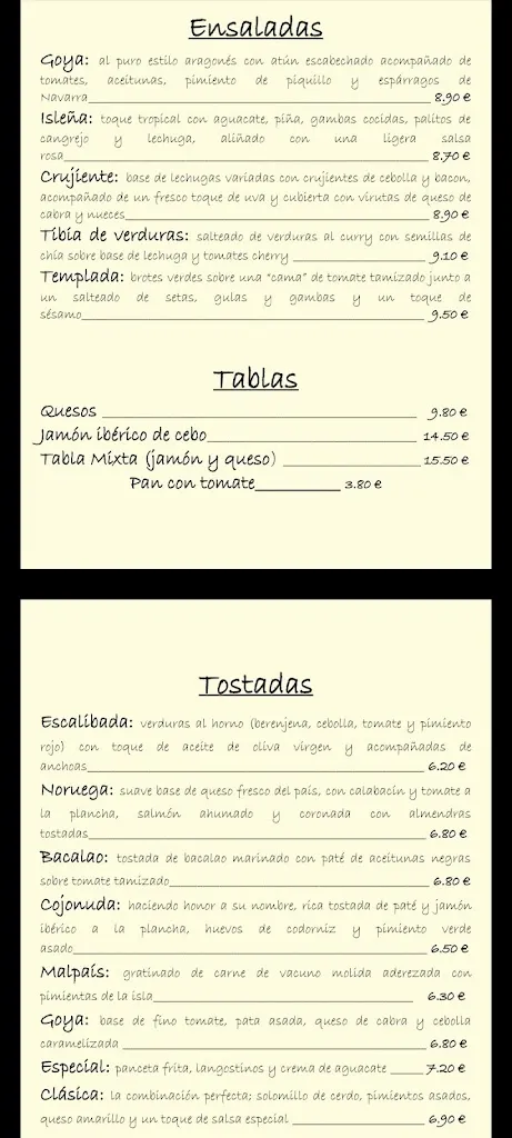 Menu_La Isla de Goya_Santa Cruz de La Palma_image_3