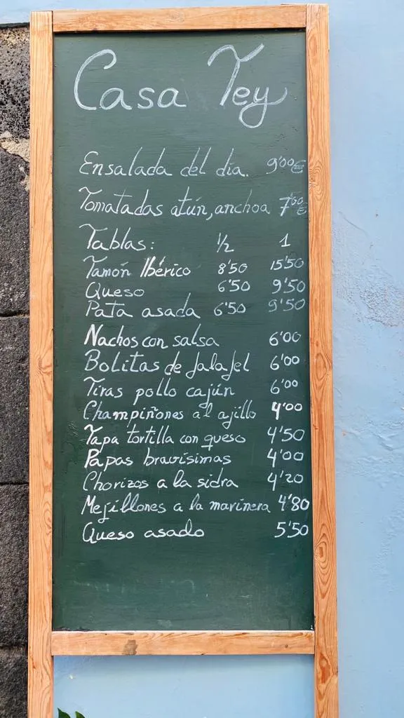Menu_Casa Tey_Santa Cruz de La Palma_immagine_2