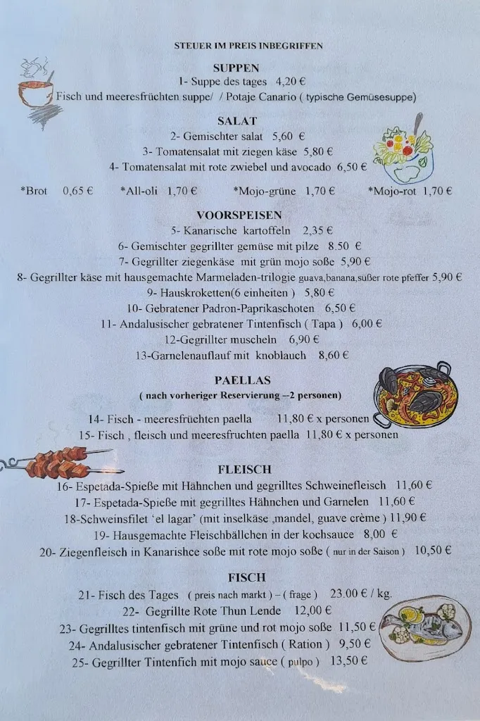 Menü_Restaurant El Lagar_Santa Cruz de La Palma_Bild_3