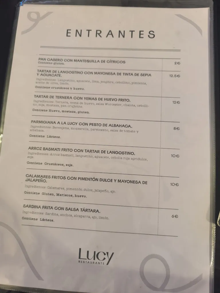 Menu_Restaurante Lucy_Santa Cruz de La Palma_image_1