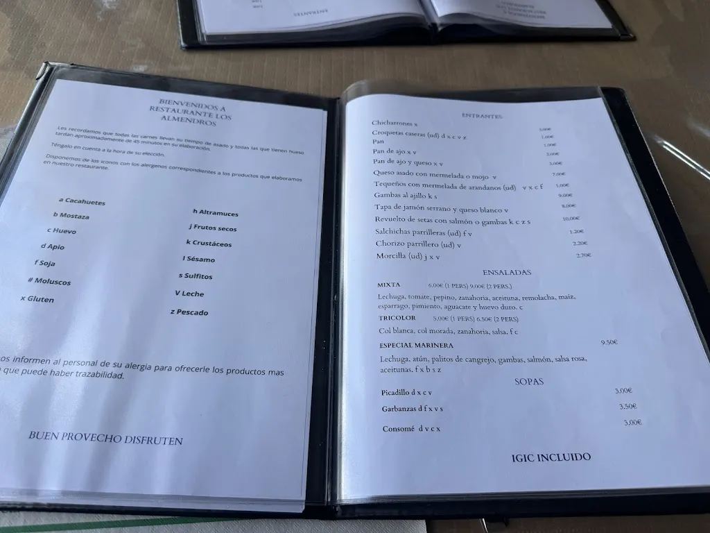 Menu_Restaurante Los Almendros_Santa Cruz de La Palma_immagine_4