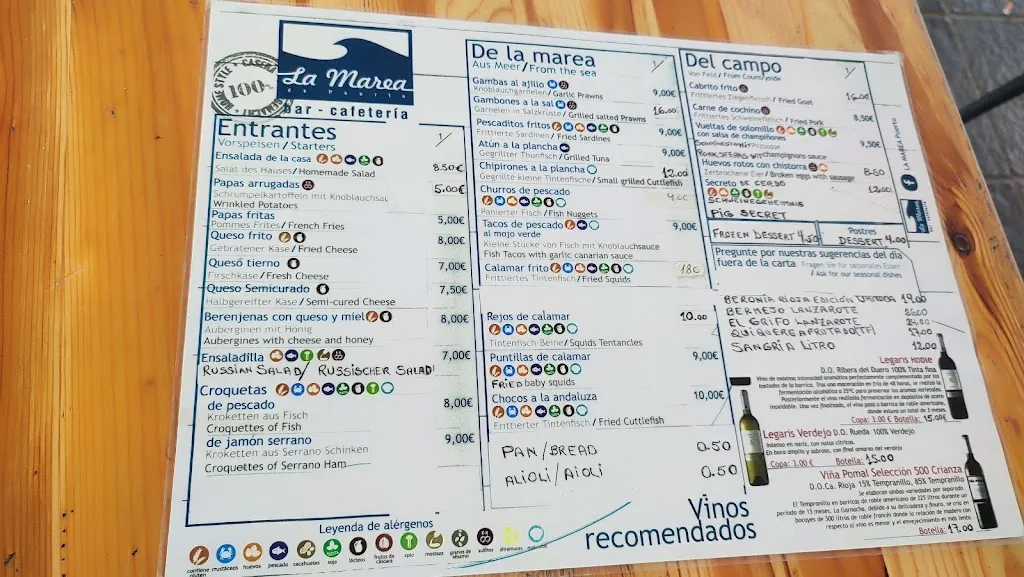 Menu_La Marea de Puerto_Puerto del Rosario_image_1