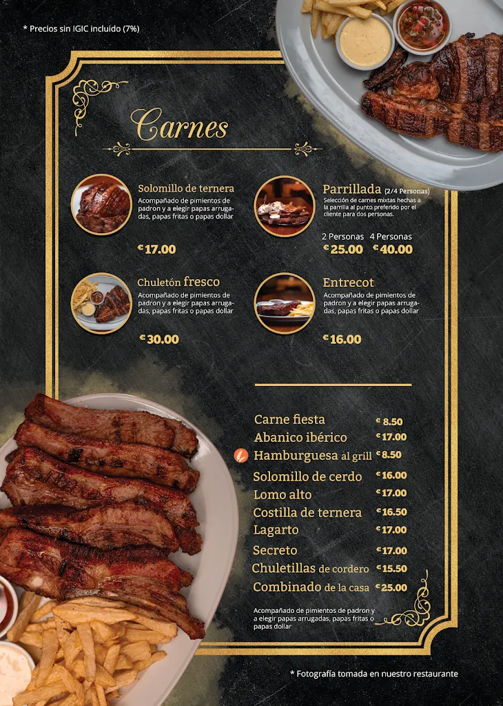 Menu_Al Gusto Grill_Puerto del Rosario_image_1