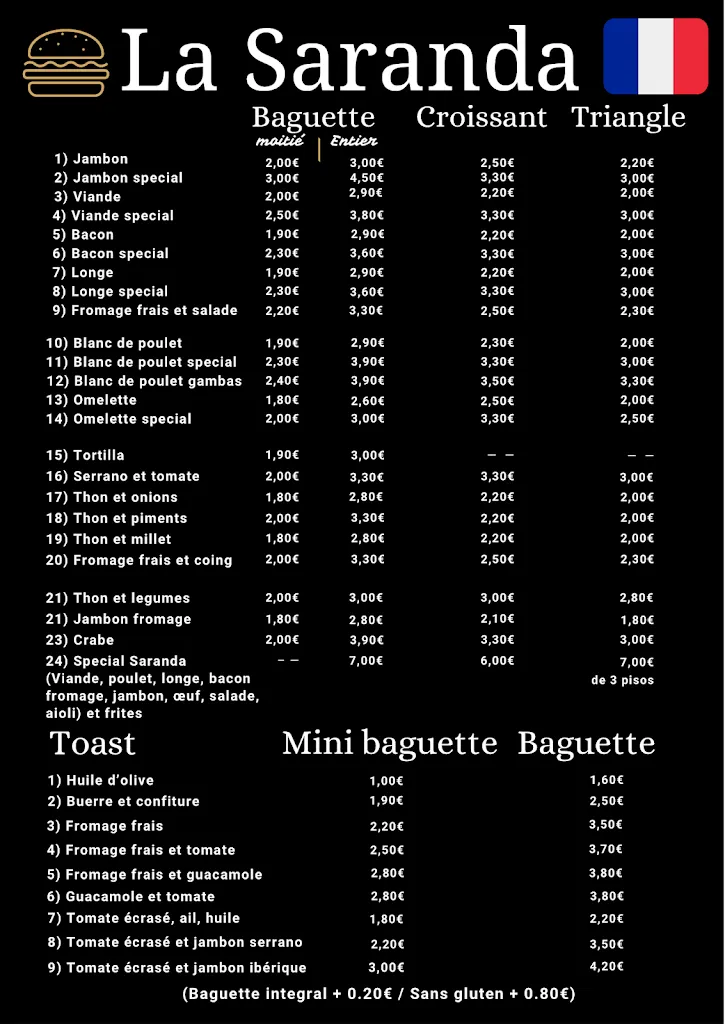 Menu_La Saranda_Puerto del Rosario_image_4