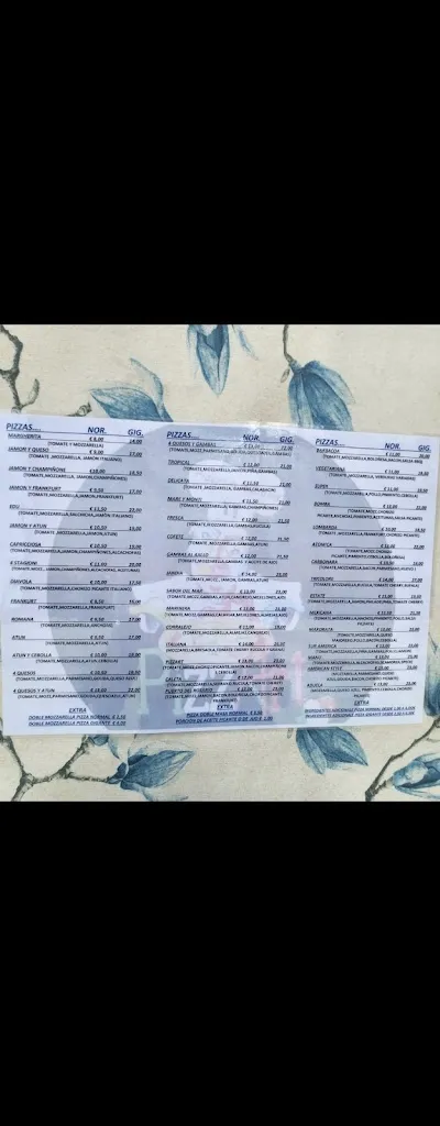 Menu_Pizzart Puerto DEL Rosario_Puerto del Rosario_image_1