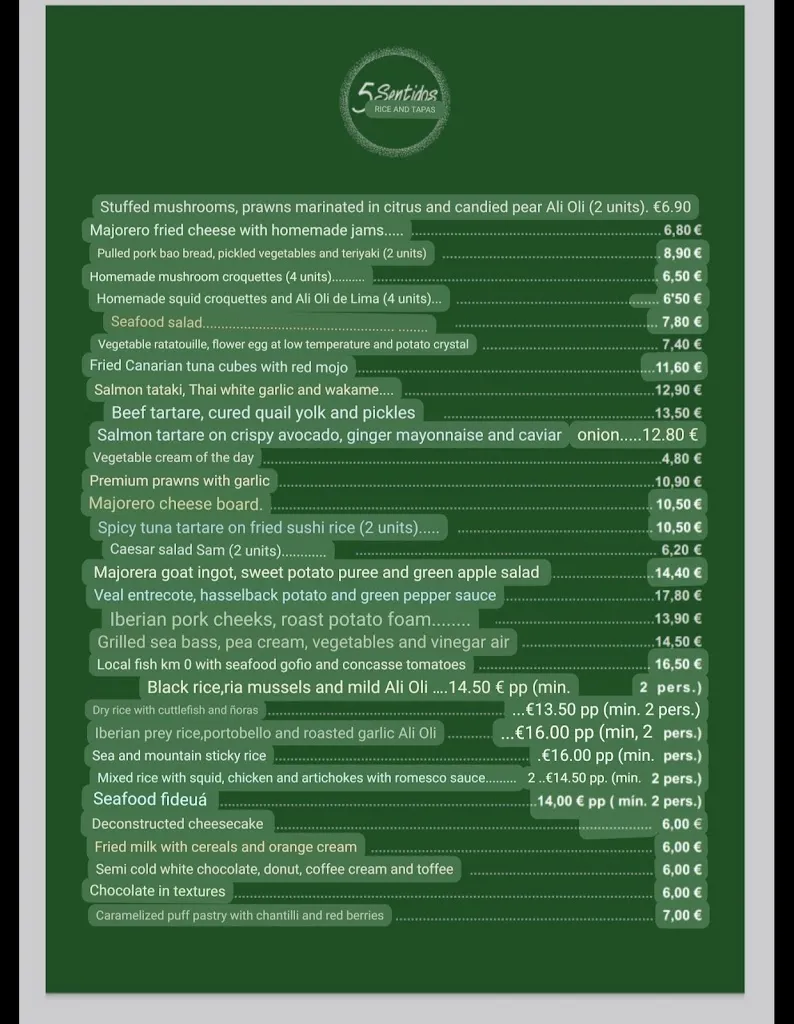 Menu_Restaurante 5 Sentidos Arroces y Tapas_Puerto del Rosario_image_4