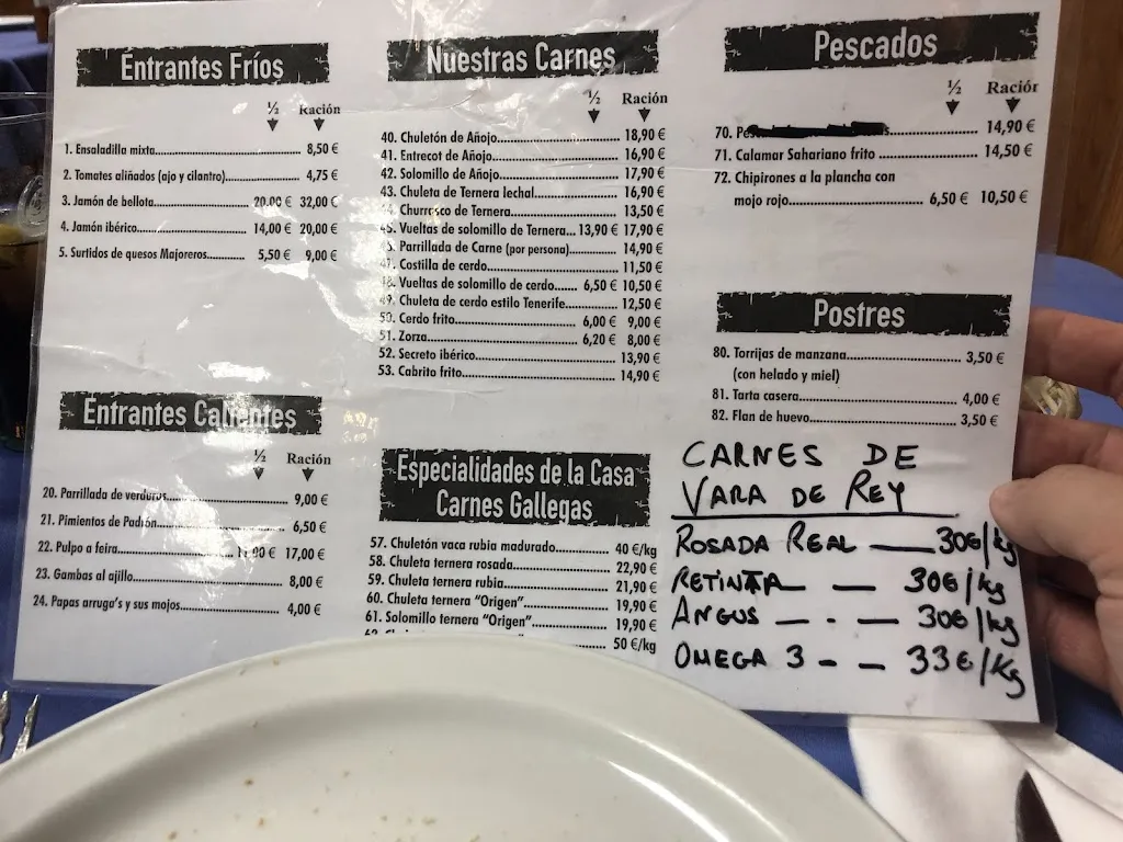 Menu_Parrillada La Sierra_Puerto del Rosario_image_1