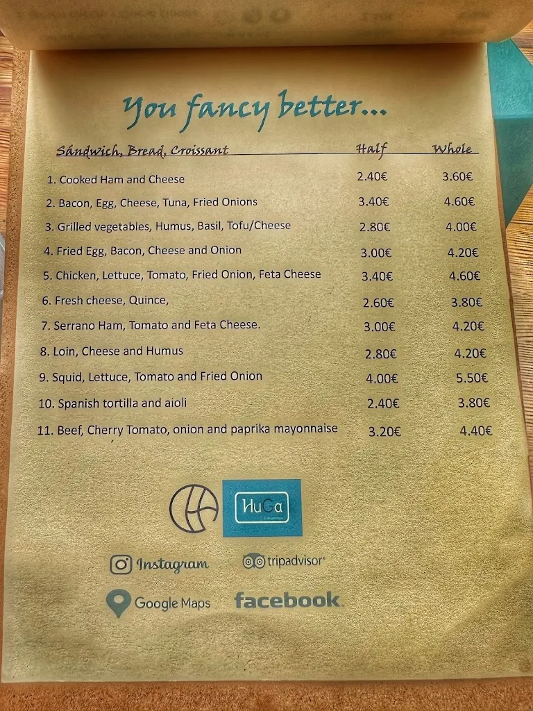 Menu_HUGA cafegastrotapas_Puerto del Rosario_image_4
