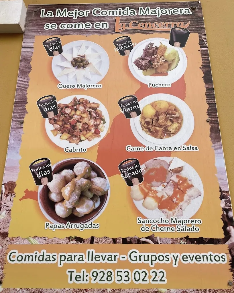 Menu_La Cencerra_Puerto del Rosario_image_1