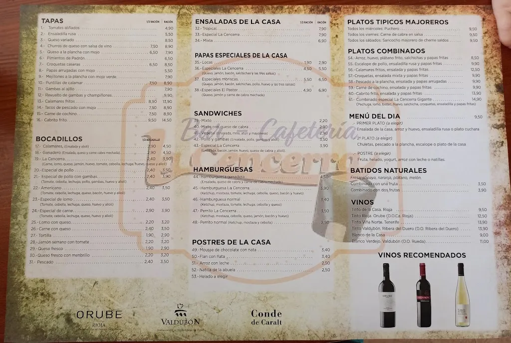 Menu_La Cencerra_Puerto del Rosario_image_4