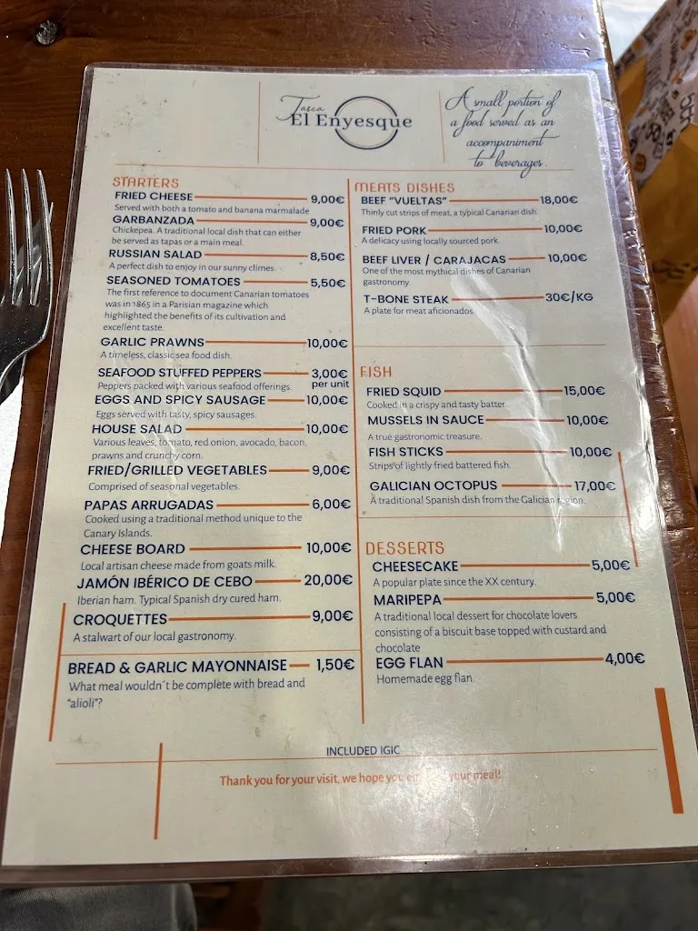 Dick Tump _Tasca El Enyesque_Puerto del Rosario_review