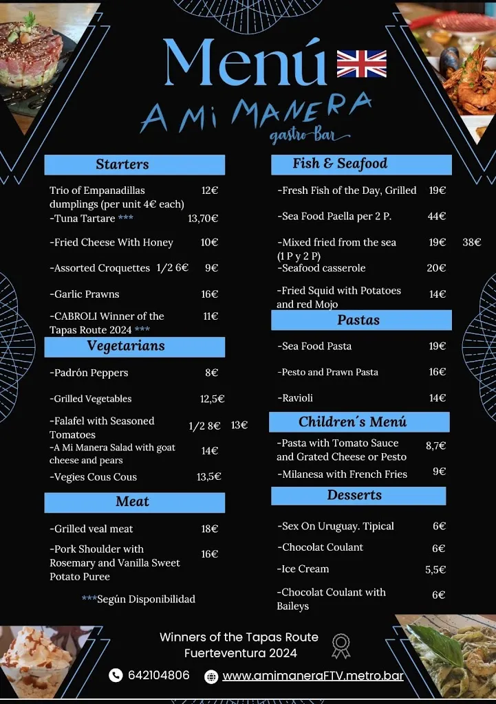 Menu_A MI MANERA GASTROBAR_Puerto del Rosario_image_4