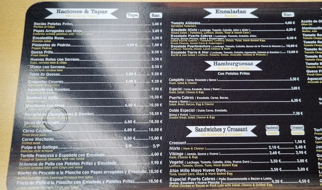 Menu_Mesón Puerto Cabras_Puerto del Rosario_image_4