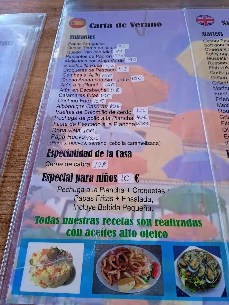 Menu_Restaurante Los Paragüitas_Puerto del Rosario_image_4
