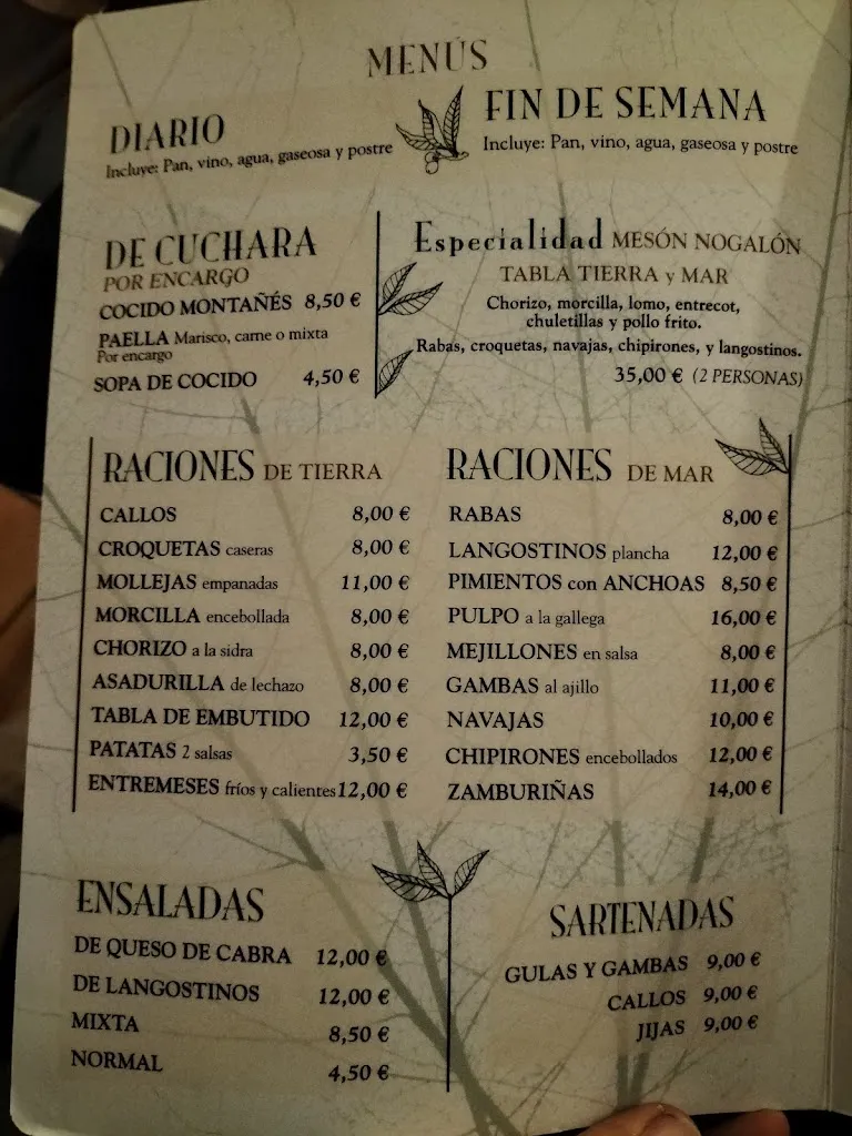 Menu_Meson El Nogalon_Arenas de Iguña_image_3