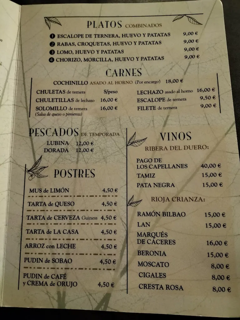 Menu_Meson El Nogalon_Arenas de Iguña_image_4