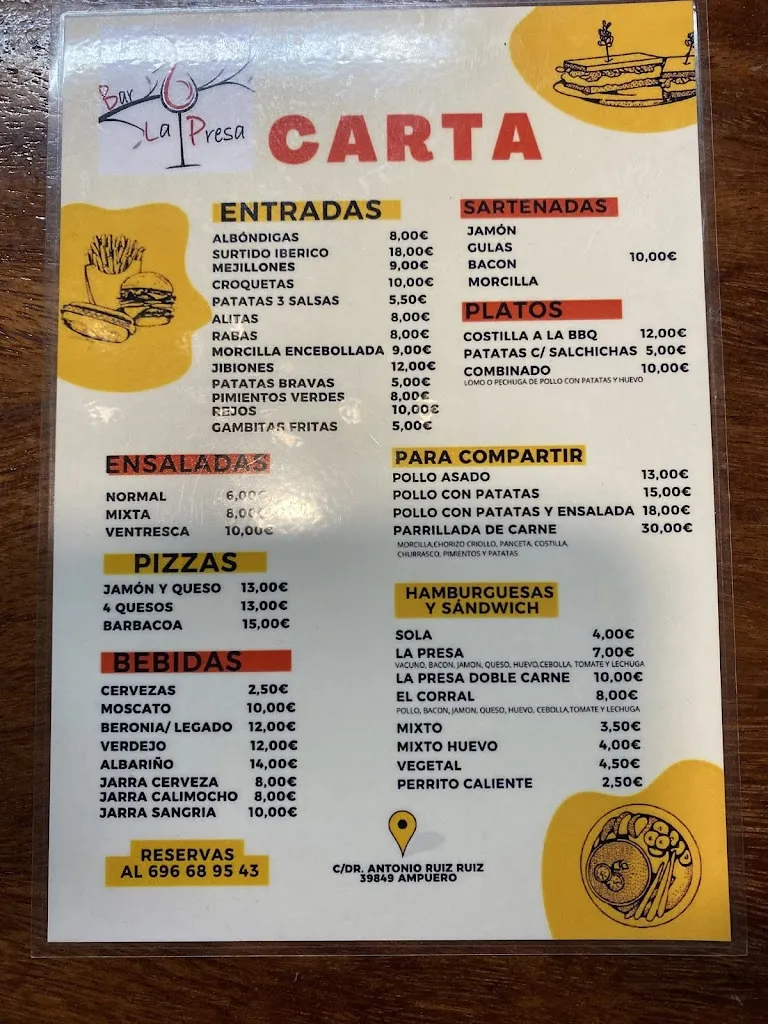 Profesor Jorge Garcia_Bar La Presa_Ampuero_review