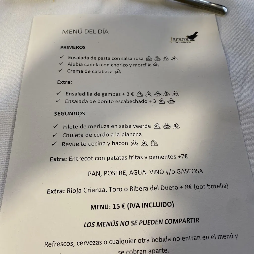 Menu_Restaurante Jarana_Ampuero_image_1