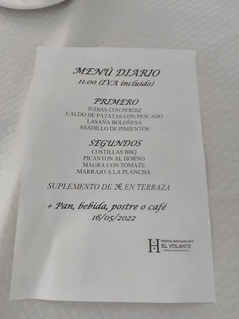 Menu_Hostal Restaurante El Volante_Chinchilla de Monte-Aragón_image_3