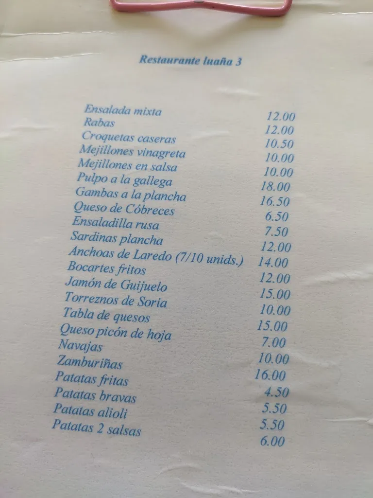 Menu_Restaurante Playa Luaña_Alfoz de Lloredo_image_4