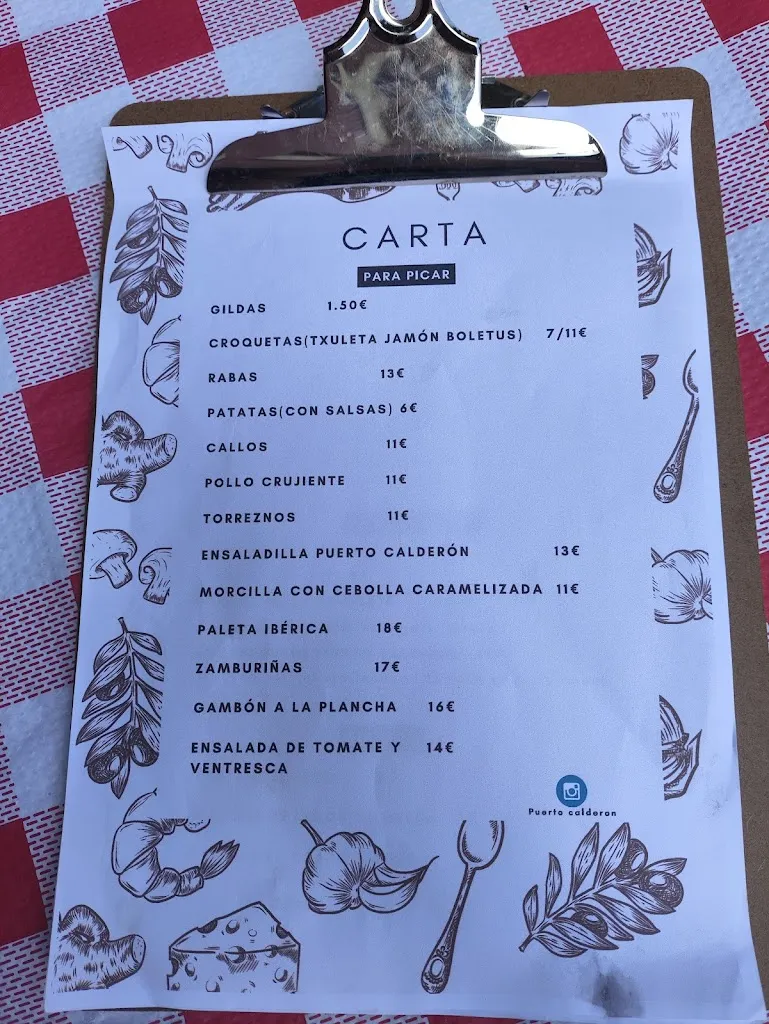 Menu_Bar Terraza Puerto Calderón_Alfoz de Lloredo_immagine_3