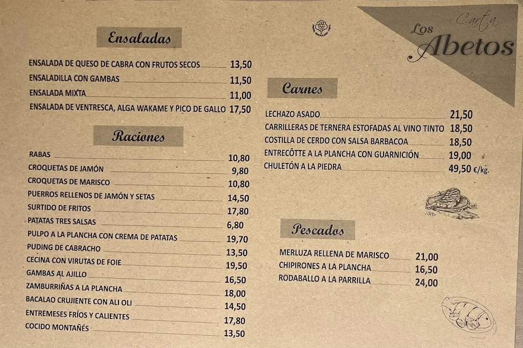 Menu_Los Abetos_Alfoz de Lloredo_immagine_1