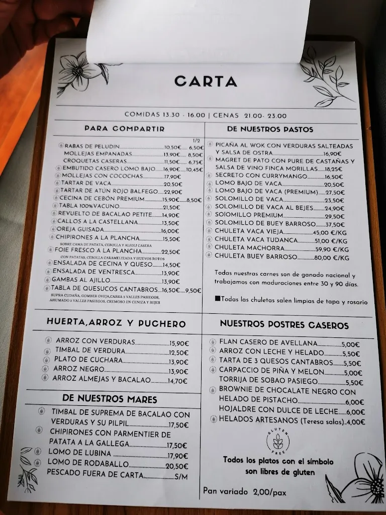 Menu_Restaurante La Nueva Santuca_Alfoz de Lloredo_immagine_3