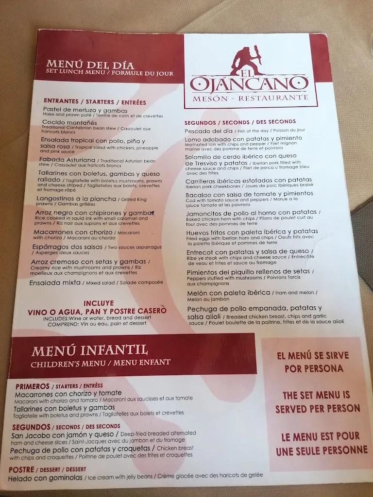Menu_Meson -restaurant El Ojancano_Alfoz de Lloredo_image_1