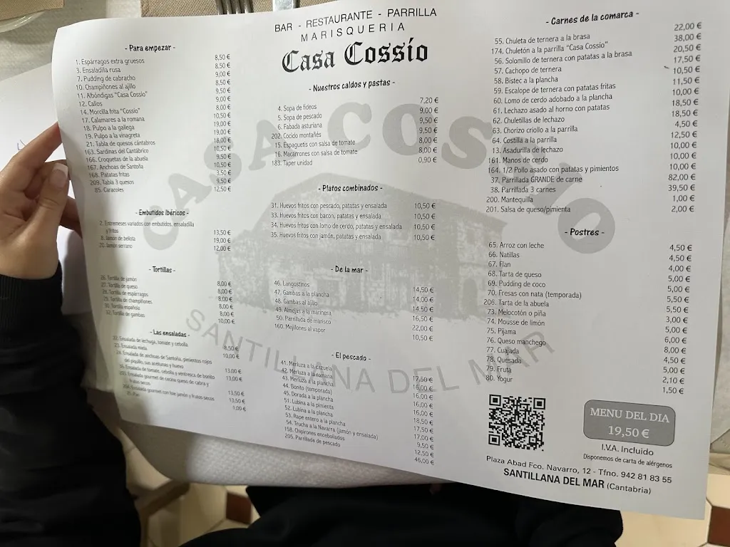 Menu_Restaurante Casa Cossío_Alfoz de Lloredo_image_2