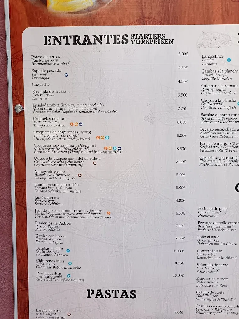 Menu_El Pajar de la gomera_San Sebastián de La Gomera_immagine_2