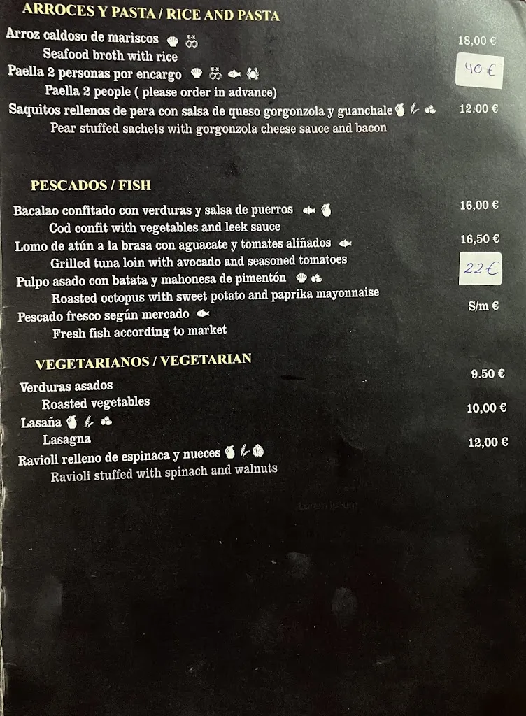 Menu_Restaurante Ambigú_San Sebastián de La Gomera_image_1