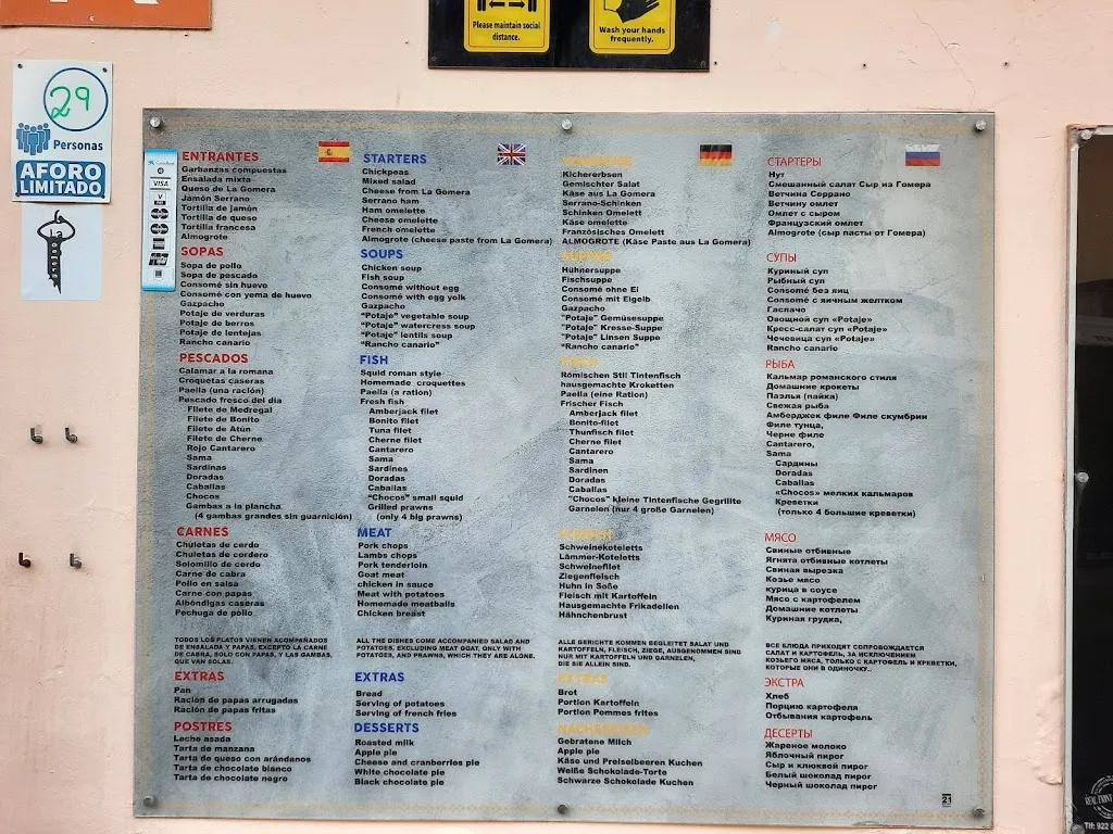 Menu_Breñusca Restaurante_San Sebastián de La Gomera_image_2