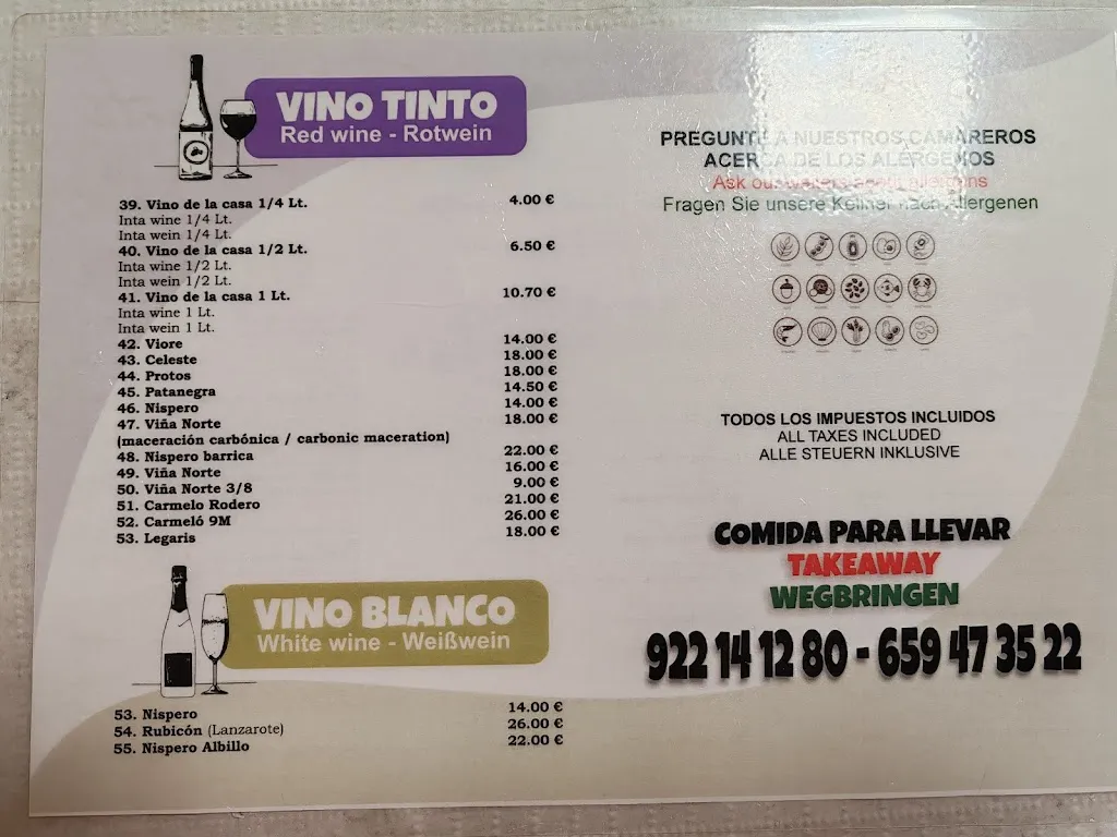 Menu_Restaurante Inta_San Sebastián de La Gomera_image_2