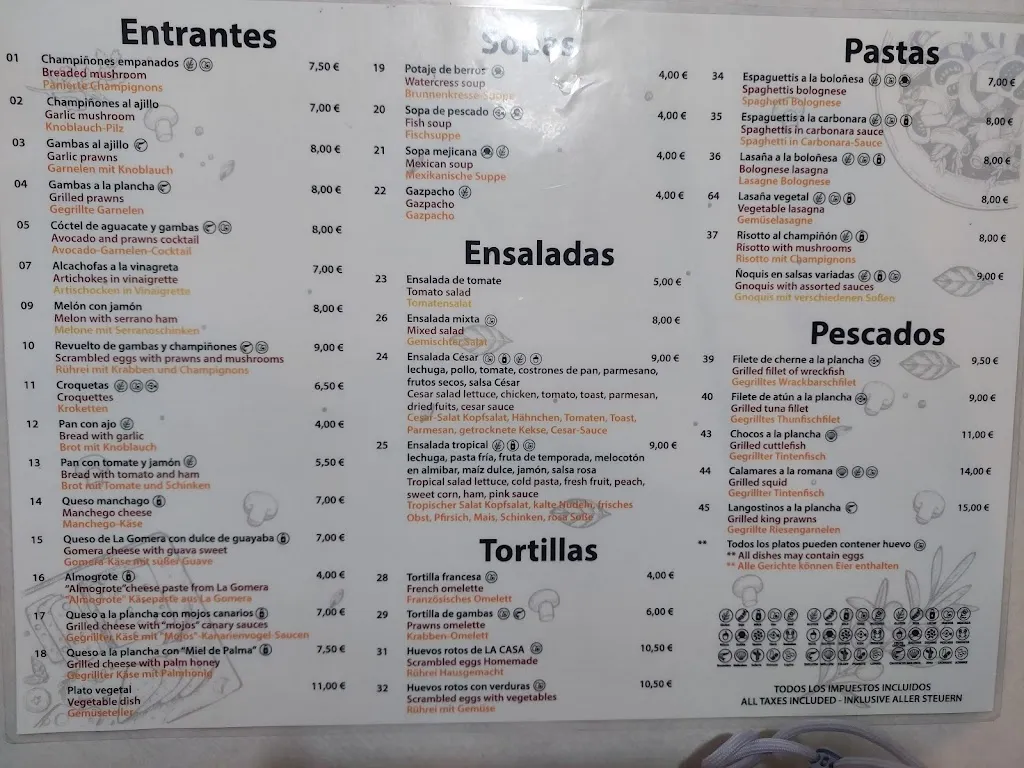 Menu_La Tasca_San Sebastián de La Gomera_image_2