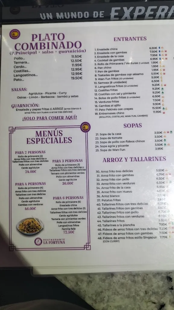 Menu_Restaurante La Fortuna_San Sebastián de La Gomera_image_2