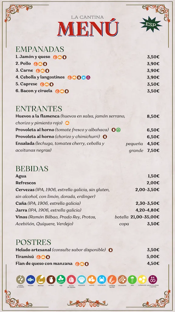Menu_La Cantina_San Sebastián de La Gomera_image_1