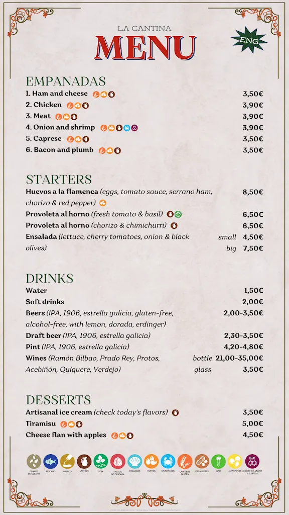 Menu_La Cantina_San Sebastián de La Gomera_image_2