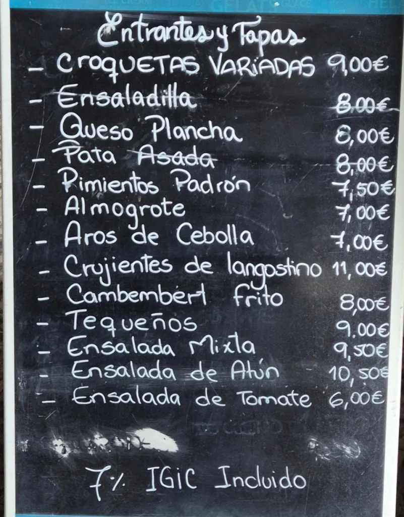Menu_Restaurante - Bar Vista Hermosa_San Sebastián de La Gomera_immagine_2