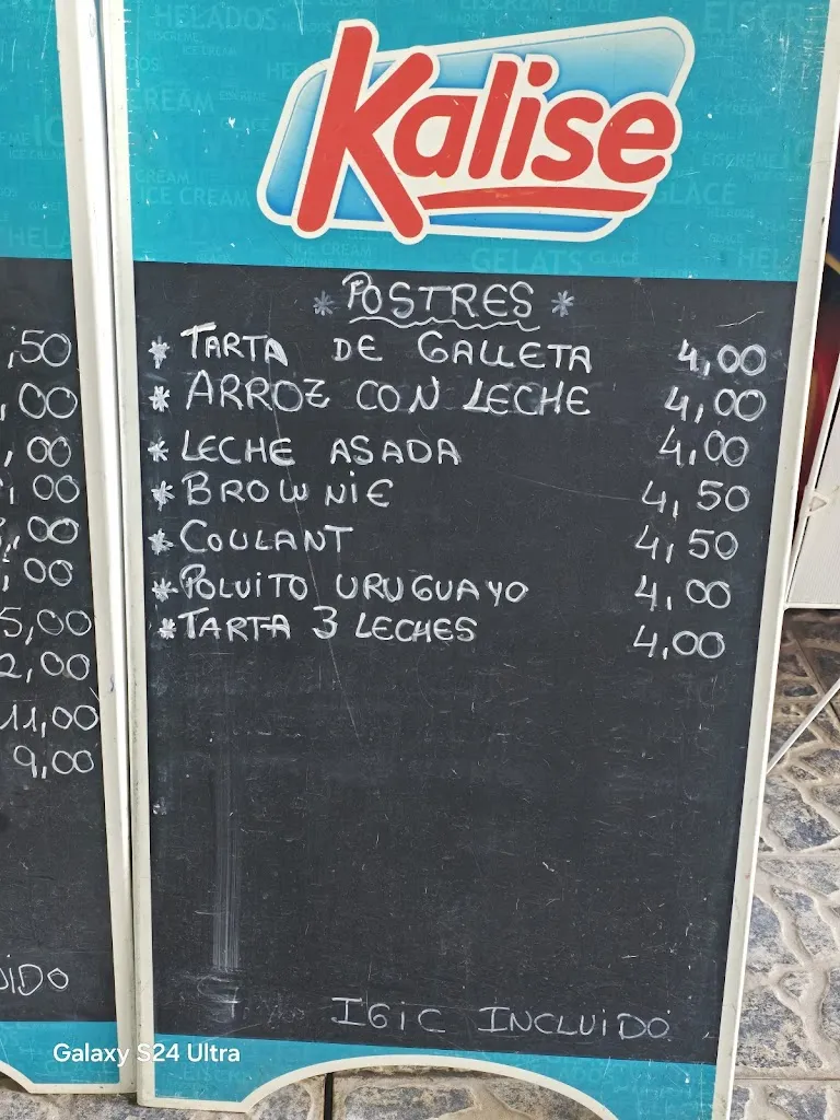 Menu_Restaurante - Bar Vista Hermosa_San Sebastián de La Gomera_immagine_3