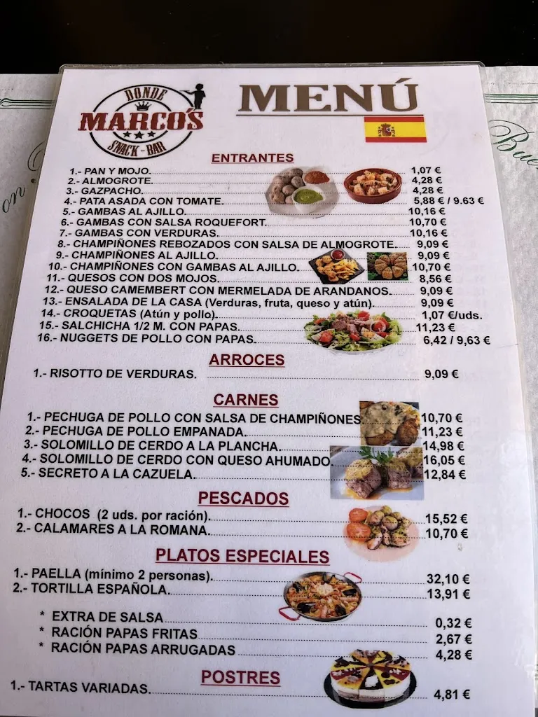 Menu_Restaurante Donde Marco's_San Sebastián de La Gomera_image_3