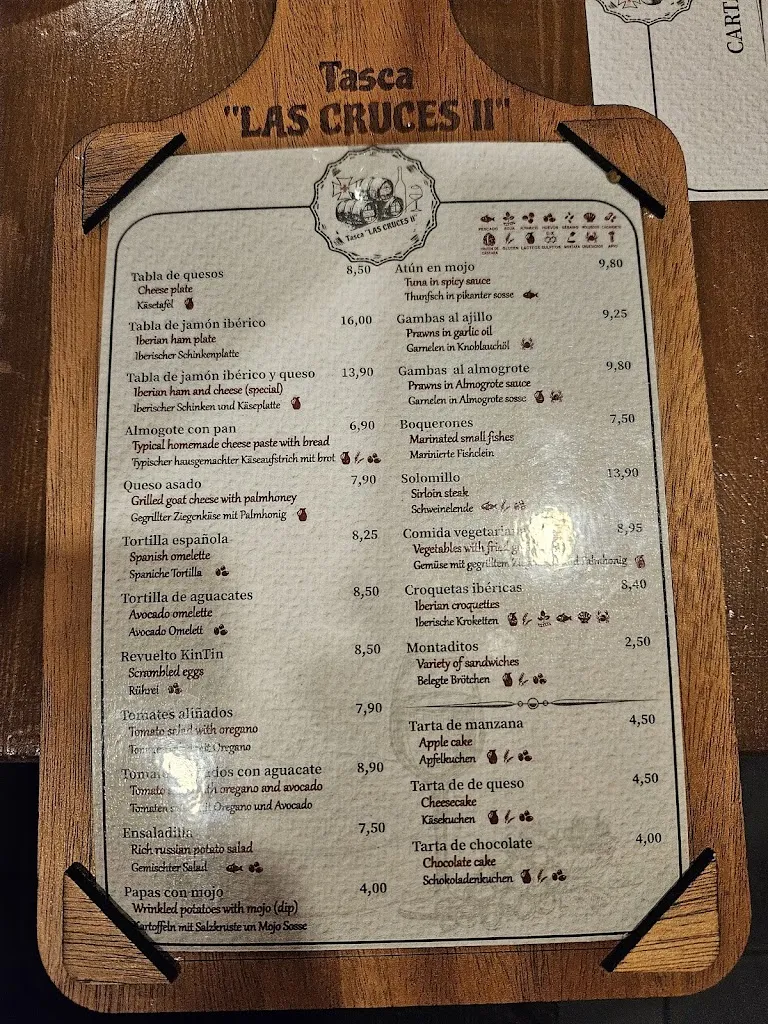 Menu_Tasca las cruces 2_San Sebastián de La Gomera_image_2